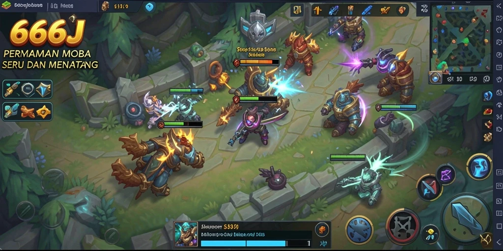 Gameplay mendebarkan dari 666J dengan karakter unik.
