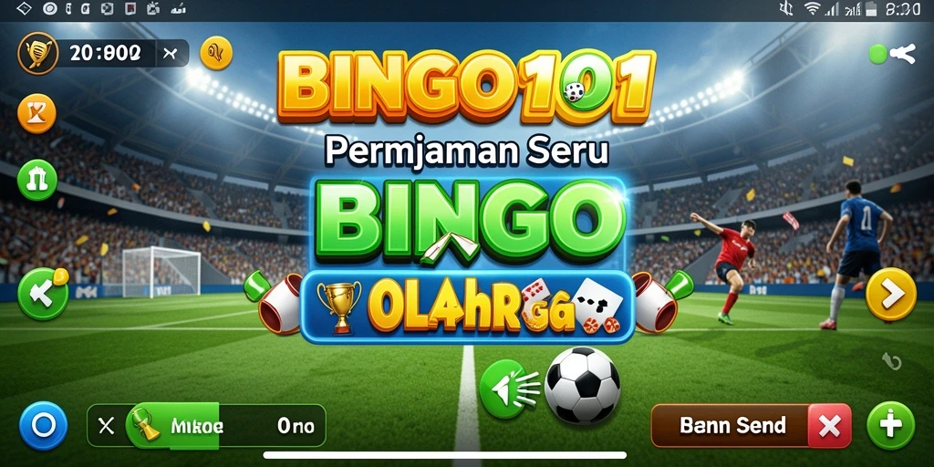 Layar permainan BINGO101 menunjukkan keseruan interaksi pemain dan Bingo.