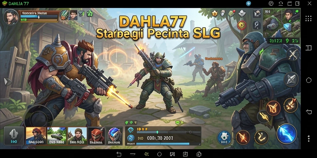Tampilan gameplay DAHLIA77 yang memanjakan mata dan strategis.