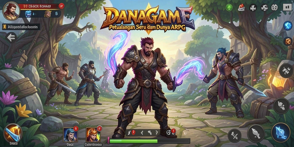 Screenshot gameplay menarik dari DANAGAME dalam aksi ARPG.