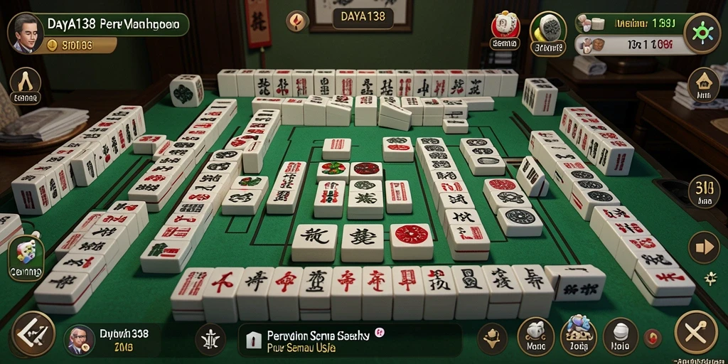 Tangkapan layar <strong>DAYA138</strong> menampilkan gameplay Mahjong yang menarik.