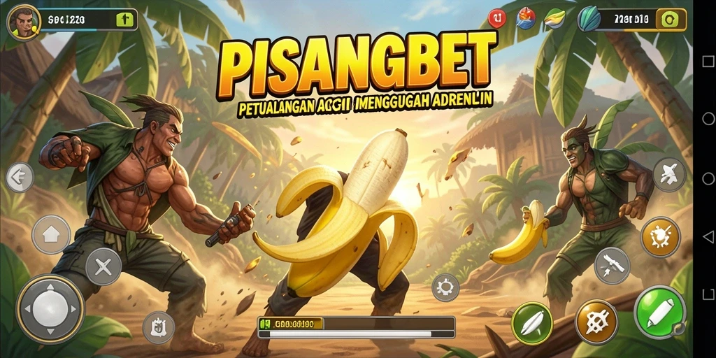 Screenshot utama PISANGBET menampilkan aksi gameplay mendebarkan.