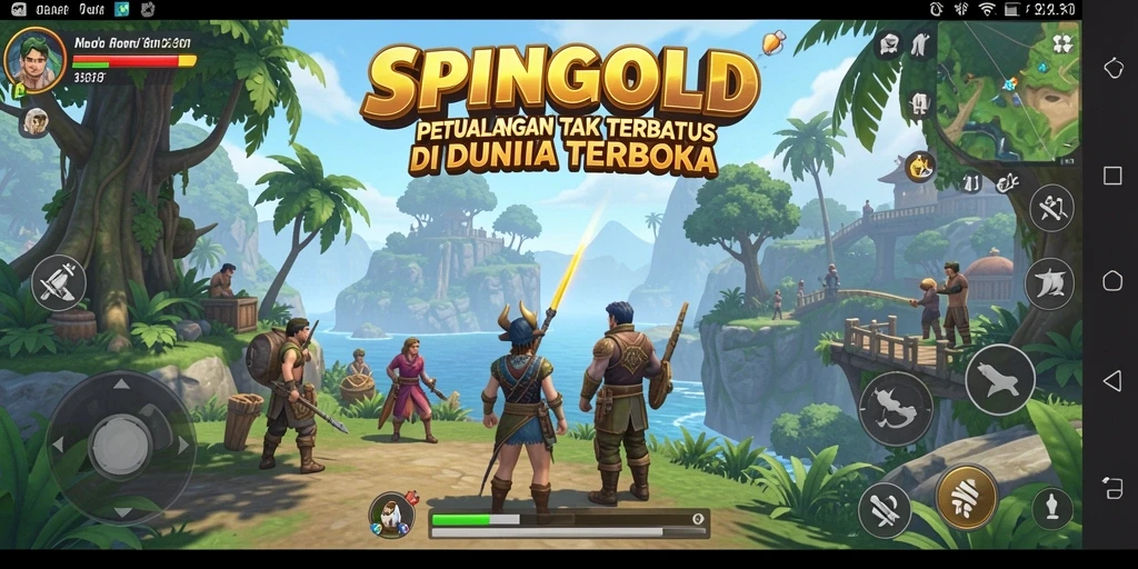 Tampilan gameplay Open World yang menakjubkan dan mendetail