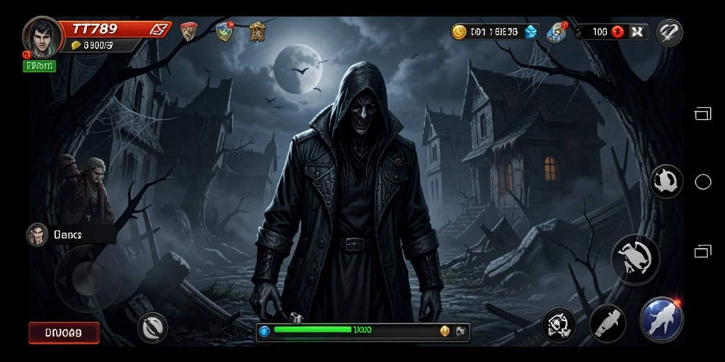 Gameplay menegangkan dengan atmosfer gelap dan misterius.